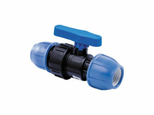 Кран шаровый ПНД 20х20 мм компрессионный