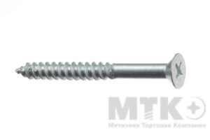 Шурупы с потайной головкой ГОСТ 1145 оцинкованные (3,5 x 35)